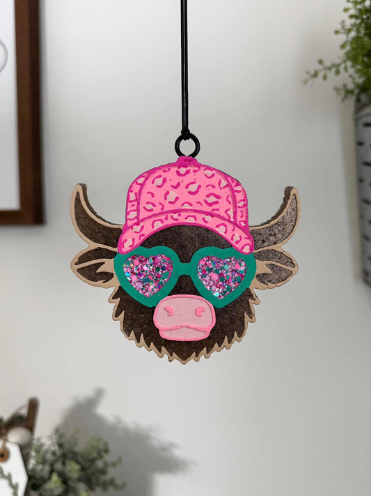 Cow with glasses