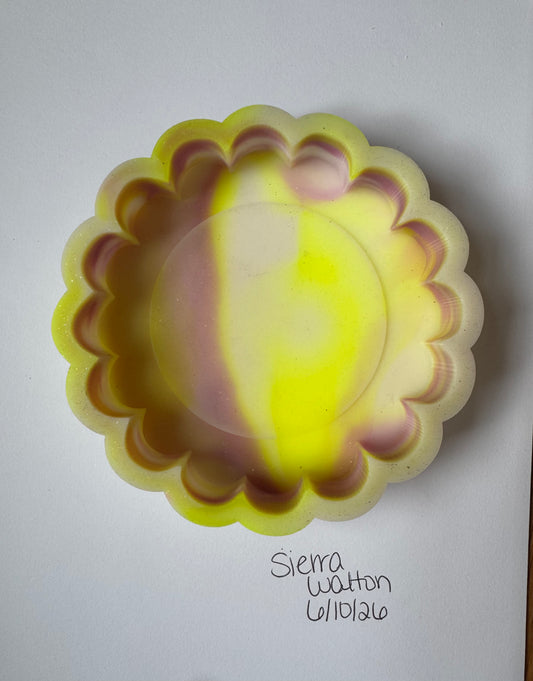 3.5” round scallop frame mold