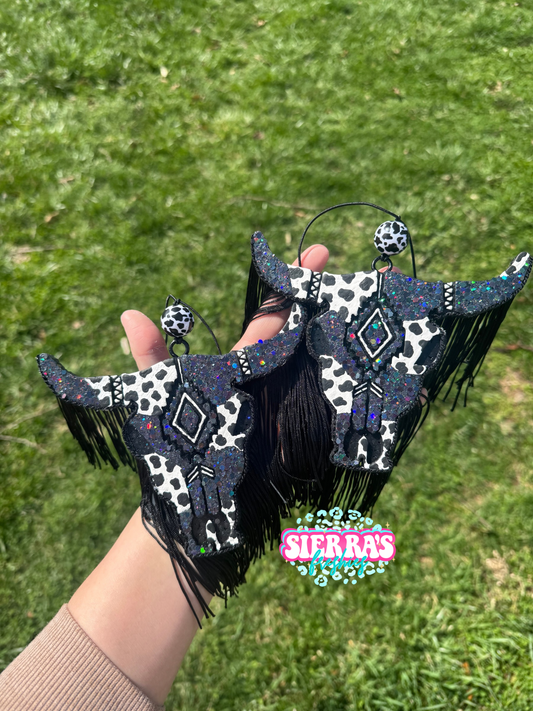 Black Large Aztec Bull