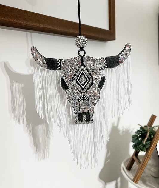 Silver Large Aztec Bull