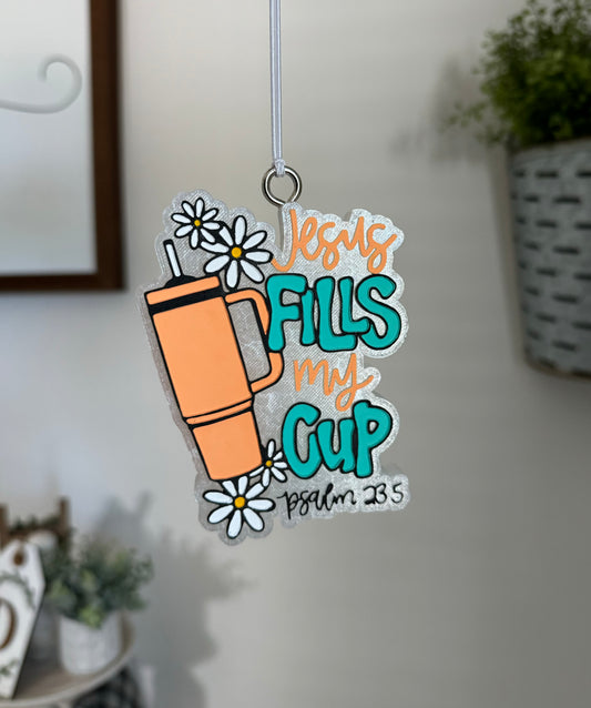 Jesus Fills My Cup Freshie