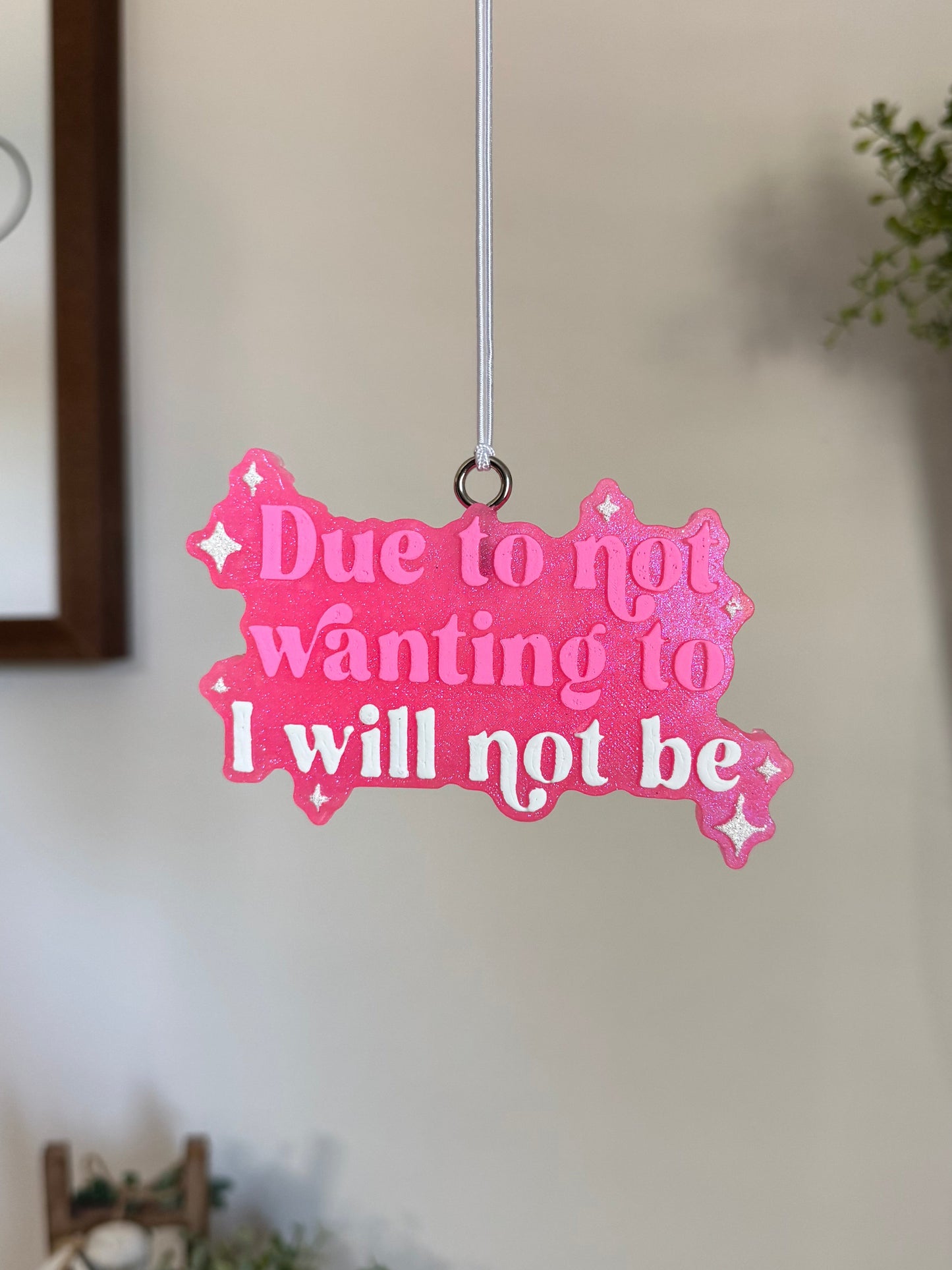 Not wanting to